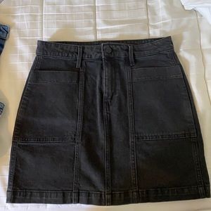 Old Navy black denim skirt